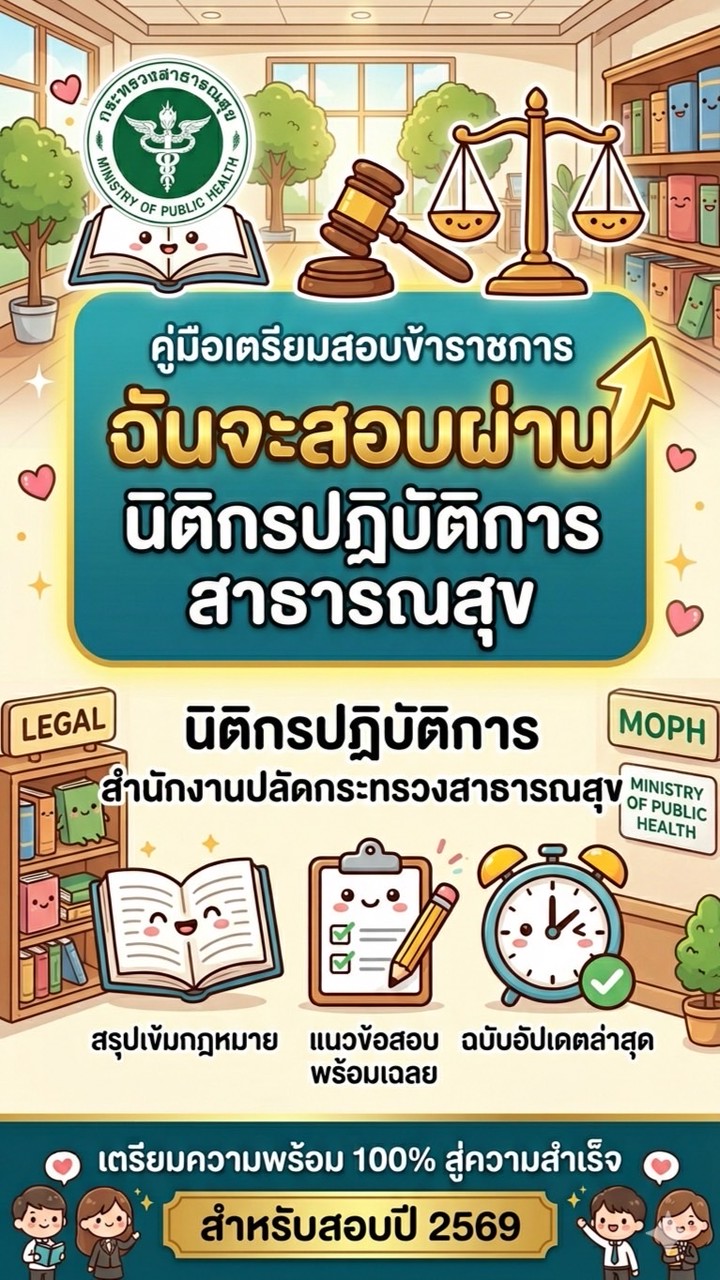 ฉันจะสอบผ่าน นิติกรปฏิบัติการ สป.สธ.