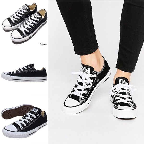 Converse Chuck Taylor All Star 黑 白 帆布 黑白 基本款 球鞋穿搭 男鞋 女鞋【PUMP306】