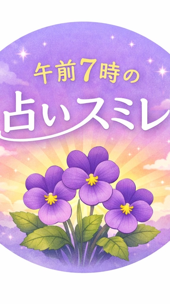 午前7時のスミレ占い🔮