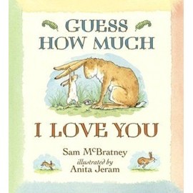 要比比看誰的愛比較多……「猜猜我有多愛你」已暢銷千萬本之多，細緻的圖像，淺顯流暢的文字，將小棕兔的孺慕之情與永不褪色的父母之愛，濃郁地綻放開來，讓讀者深刻感受世間唯一的親情之可貴。作者：Sam McB
