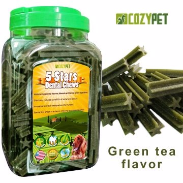 ★天然食材★減少80%牙結石及牙菌斑★強效潔白★經SGS檢測不含銅葉綠素鈉(報告編號:VA/2014/12108) ▌其他口味點選按鈕 ▌五星金鑽綠茶潔牙骨1.5Kg五星金鑽牛奶潔牙骨1.5Kg