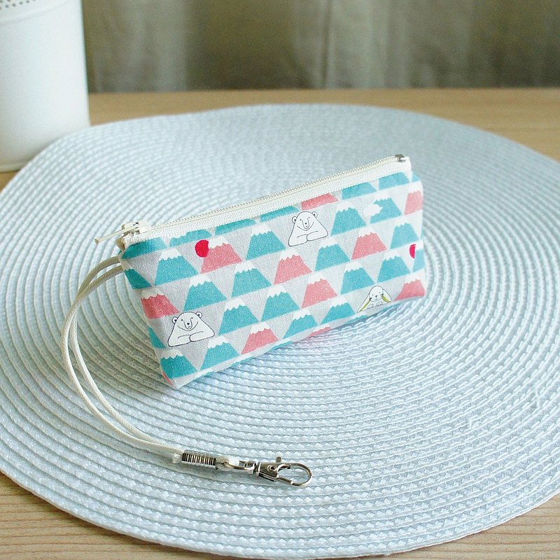 【方形拉鍊鑰匙包】【ID感應卡可用】【放得下約7把鑰匙】