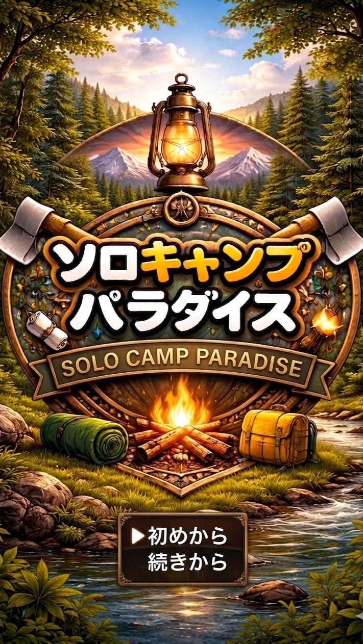 ソロキャンプパラダイス⛺️ キャンパラ🎪