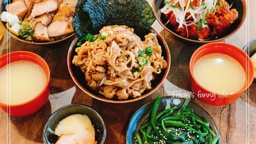 | 台中美食 | 川牛木石亭中美店 超值百元平價丼飯牛肉堆得像座小山 雞白湯無限量供應 SOGO 勤美週邊美食 西區上班族夜貓子首選 台中宵夜場必吃