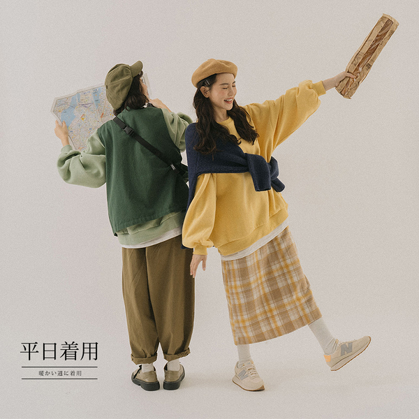 Ｑｕｅｅｎ Ｓｈｏｐ【03020963】經典格紋配色毛呢長裙 兩色售 S/M/L ＊現+預＊