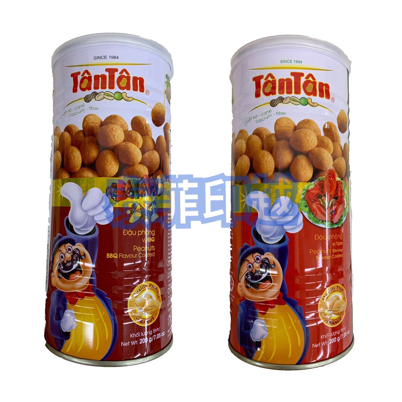 {泰菲印越} 越南 tan tan 花生豆 燒烤bbq 蝦味 200克