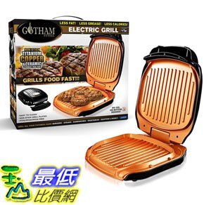 [8美國直購] 三明治燒烤 不沾鍋 Gotham Steel Low Fat Multipurpose Sandwich Grill with Nonstick Copper Coating