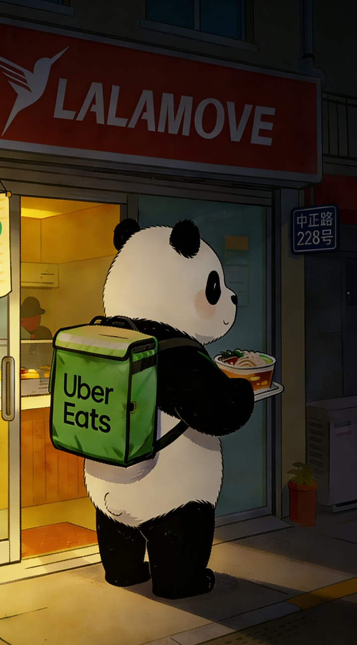 台南Uber Eats+熊貓交流站