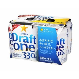 サッポロ ドラフトワン 330ml×6缶パック