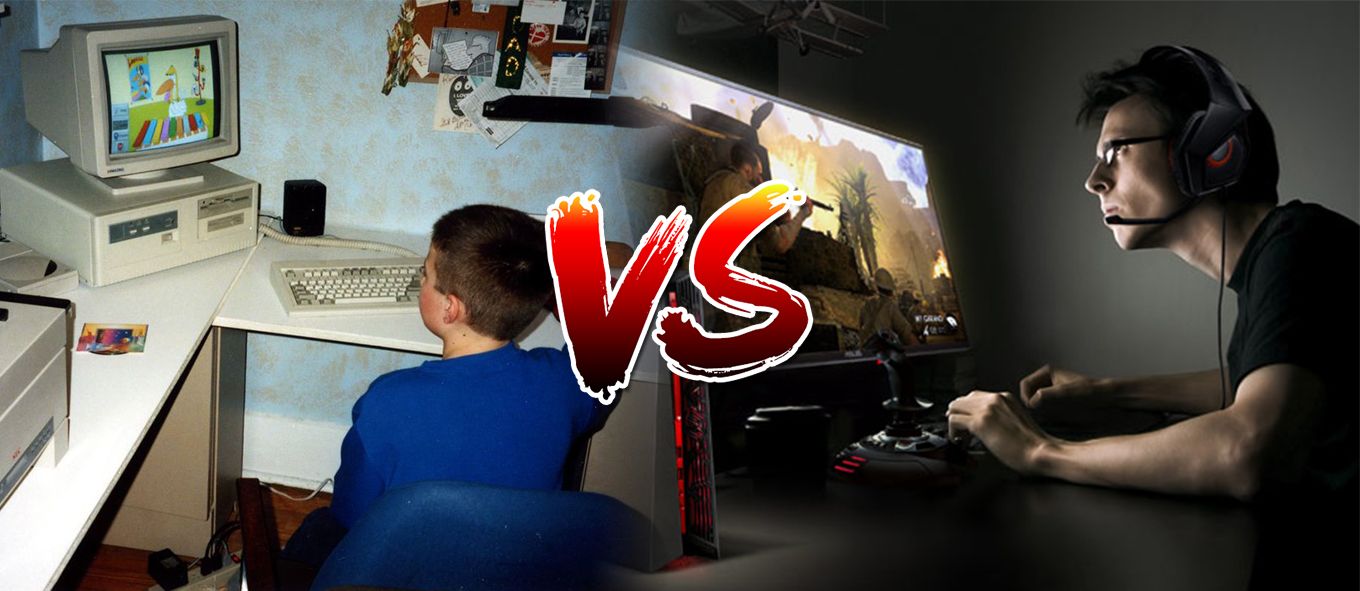5 Ilustrasi Yang Membandingkan Gamer Jadul Dan Jaman Now