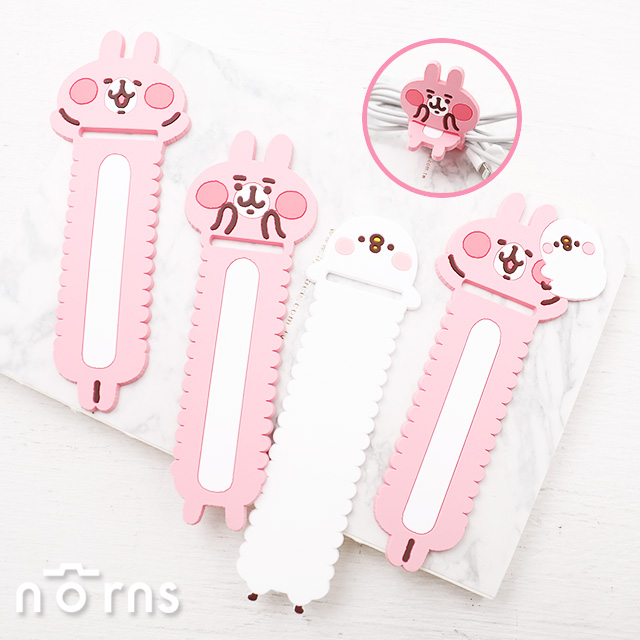 【Kanahei片狀捲線器】Norns 兔兔 P助 卡娜赫拉 正版授權 集線器 耳機線 傳輸線收納整理