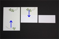 手紙 便箋 書類 の折り方 封筒への入れ方