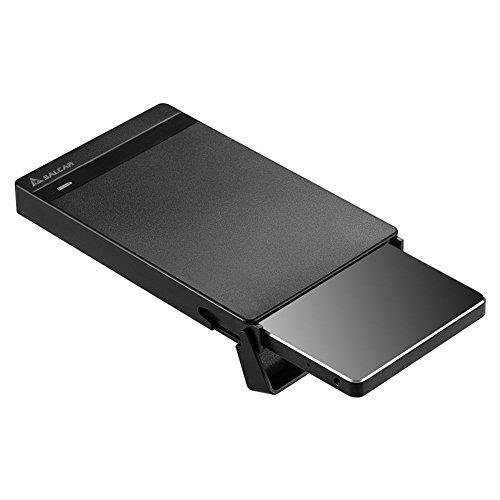 【日本代購】Salcar USB3.0 2.5英寸 9.5 毫米 7 毫米厚兩對應 HDD SSD殼 SATAI II III對應 UASP對應 Windows Mac 無需工具安裝 簡單安裝拆卸 5