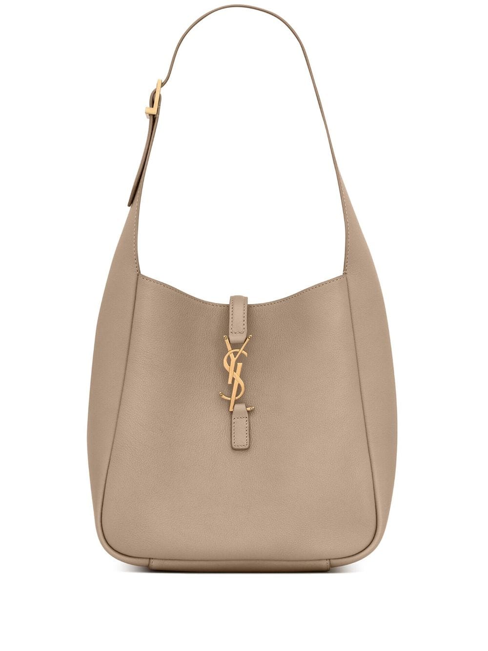 Saint Laurent - Le 5 à 7 monogram-plaque shoulder bag - women - CALFSKIN - One Size - Neutrals