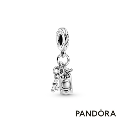 【Pandora官方直營】迪士尼《愛麗絲夢遊仙境》鑰匙門把吊飾
