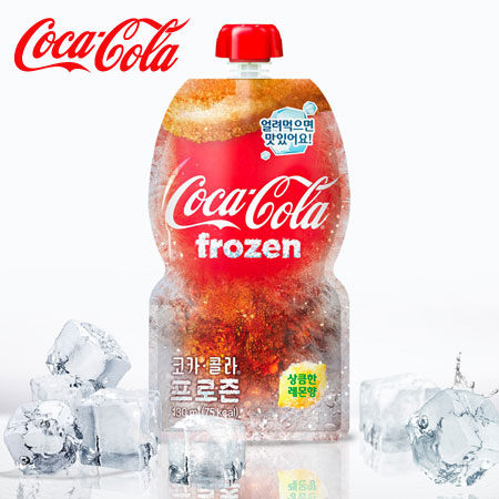 韓國限定版 Coca Cola 可口可樂冰沙 130ml 可樂 可樂冰沙 冰沙 飲品 可口可樂 冰飲 飲料