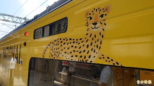 石虎彩繪列車被批像花豹觀光局忍痛全塗掉 自由電子報 Line Today