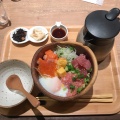 実際訪問したユーザーが直接撮影して投稿した博多駅中央街和食 / 日本料理こめらく 贅沢な、お茶漬け日和。博多デイトス店の写真