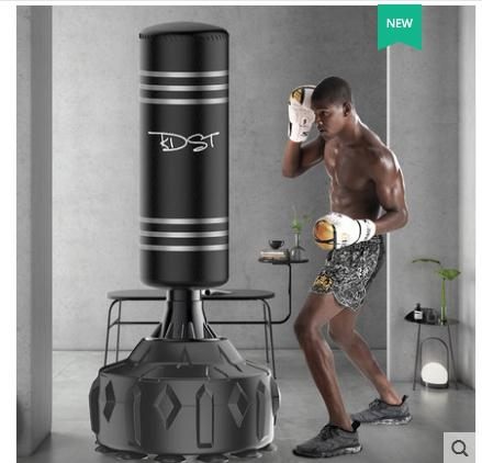 KDST拳擊沙袋散打立式家用成人沙包不倒翁兒童手套跆拳道訓練器材 【熱賣新品】 lx