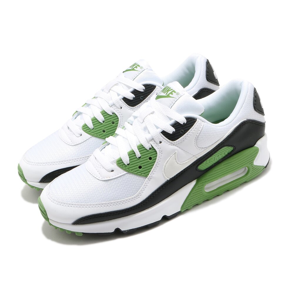 流行休閒鞋品牌:NIKE型號:CT4352-102品名:Air Max 90配色:白色,綠色