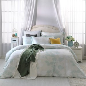 BBL 愜意午後100%萊賽爾纖維天絲印花兩用被床包(雙人)雙人