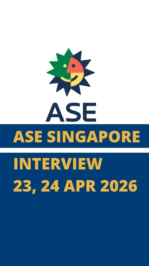 ASE INTERVIEW 23 - 24 APR 2026