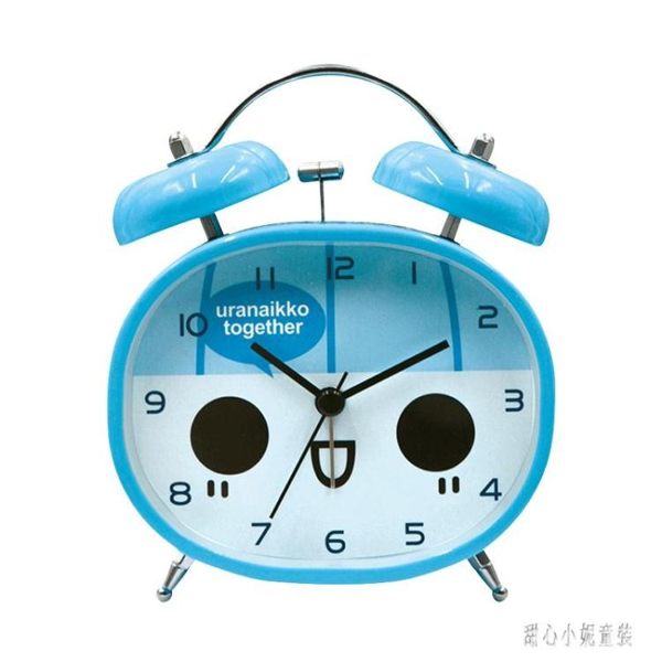 創意鬧鐘靜音床頭兒童鬧鐘簡約個性電子鬧鐘小鬧鐘學生鬧鐘 qz6704【甜心小妮童裝】