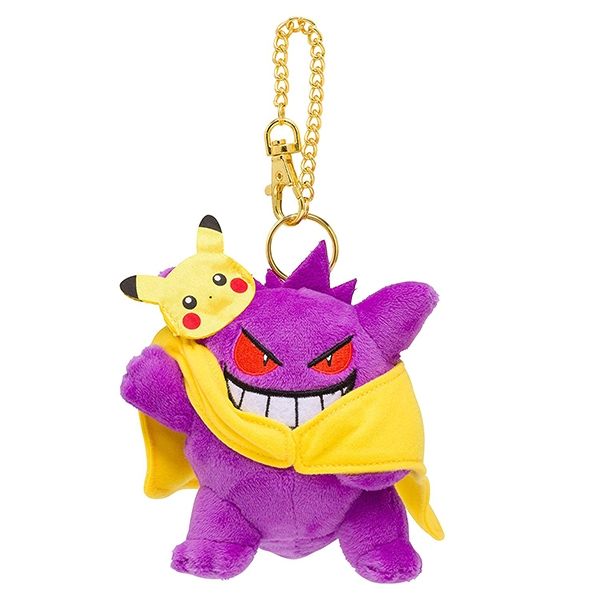 【耿鬼限定吊飾】耿鬼 皮卡丘披風 吊飾 娃娃 玩偶 pokemon 日本正版 該該貝比日本精品 ☆