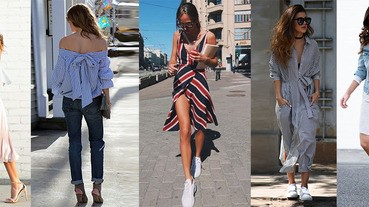 輕鬆好駕馭，今夏不能沒有一件「條紋單品」！