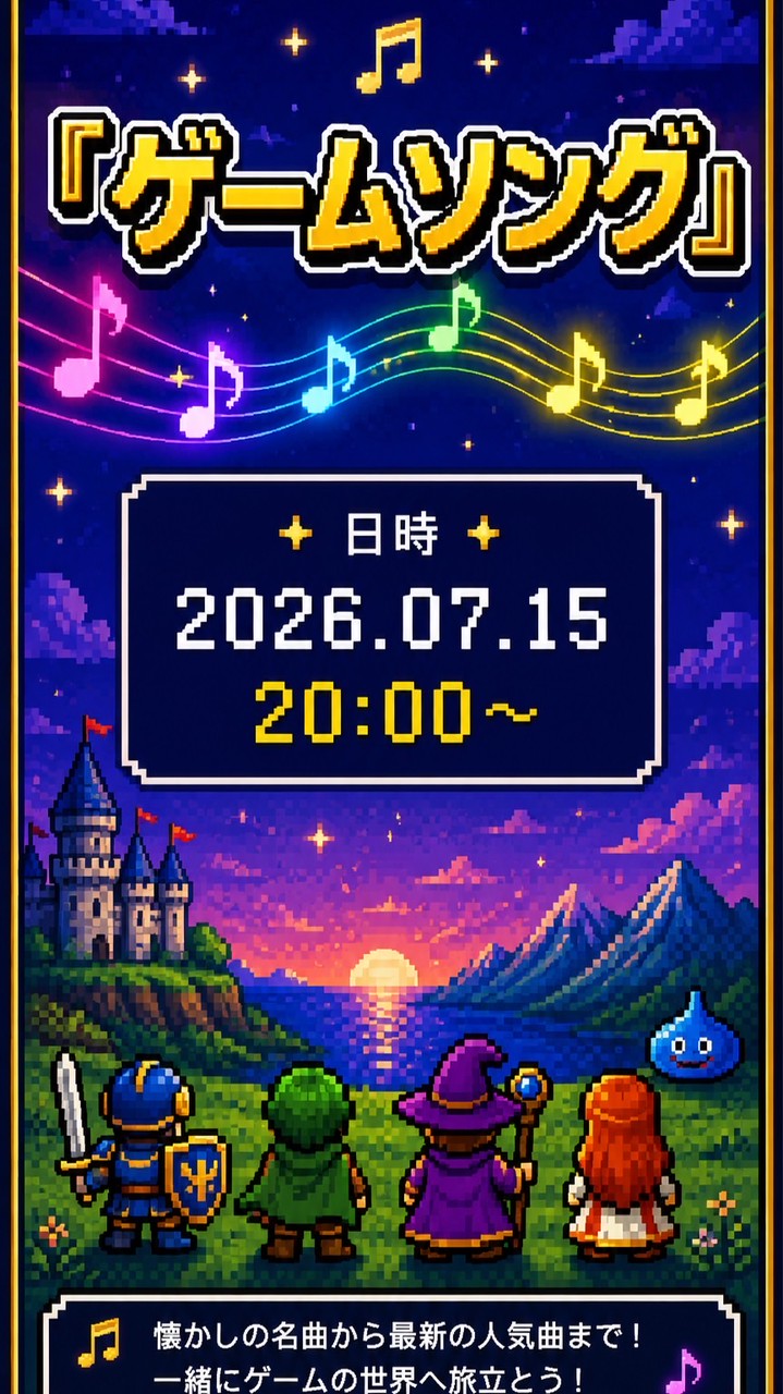 7/15(水)ゲームsong⋆͛🎮⋆͛