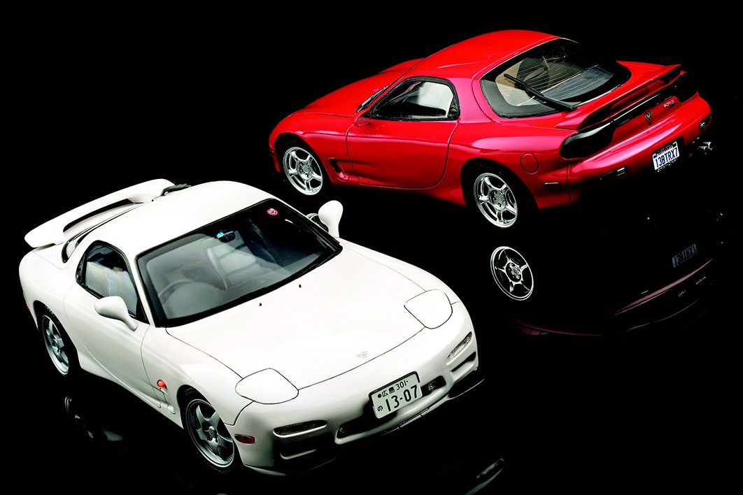 1/24 タミヤ RX-7 FD3S ブルーメタリック 完成品 - プラモデル