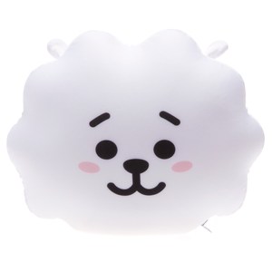 BT21 是由 LINE FRIENDS 創造的全新IP新角色，深受全球千禧一代的喜愛 宇宙明星 BT21 全新概念個性化卡通角色系列 本商品款式為 RJ(柔情王子美食家) 角色款 可翻轉為頸枕使用，