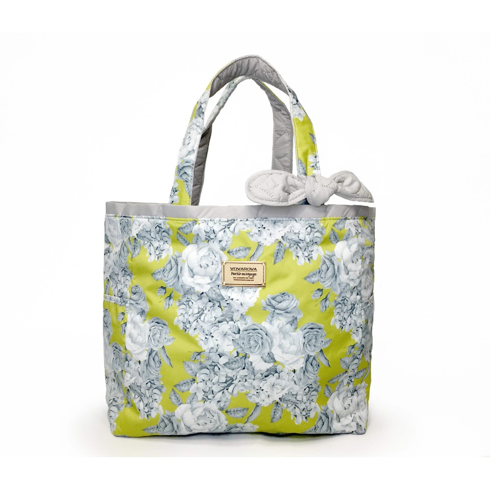 VOVAROVA空氣包-雙面托特包-花漾(黃)