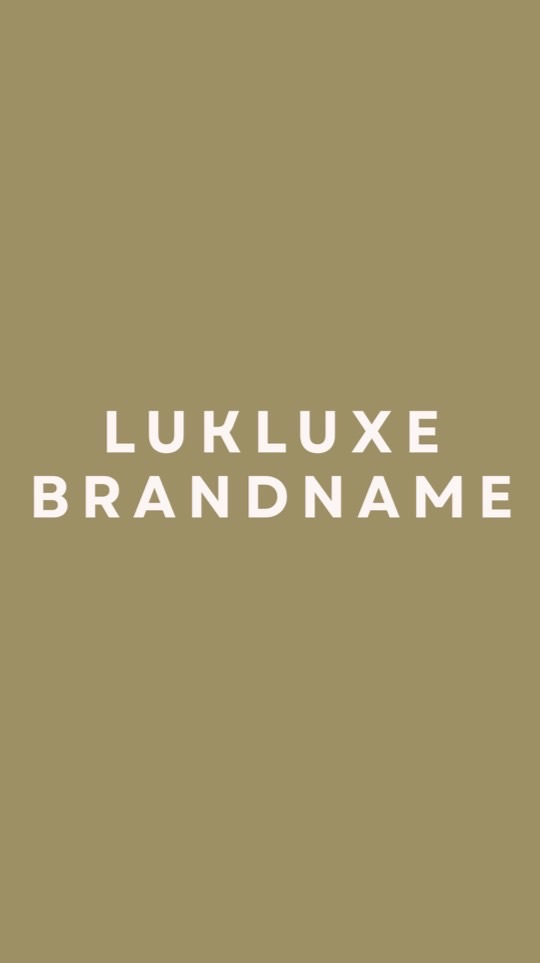 LUKLUXE BRANDNAME