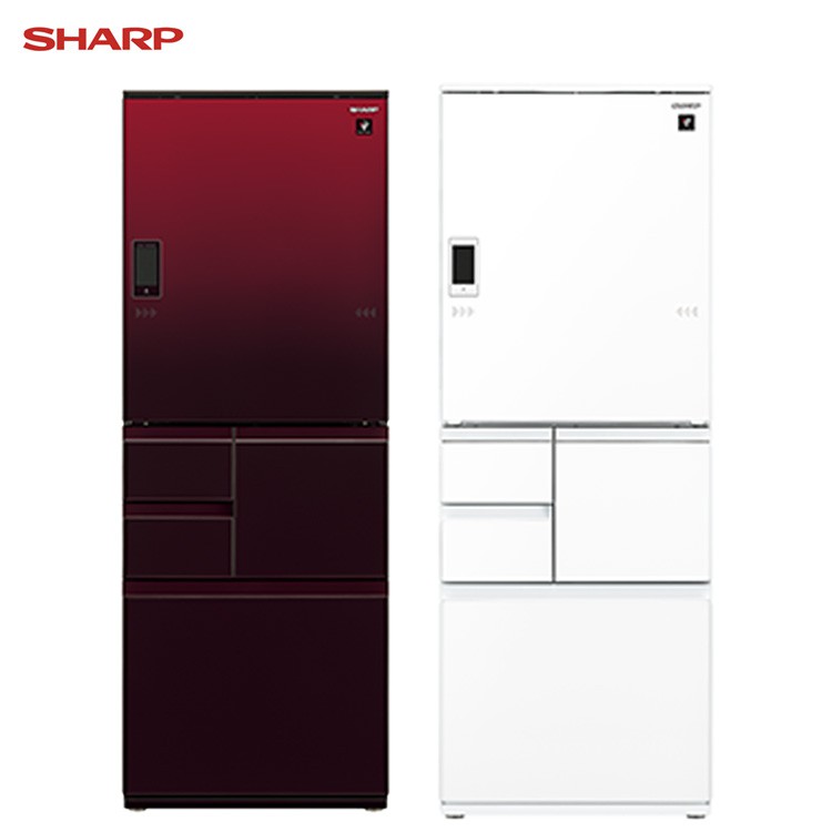 SHARP 夏普 SJ-WX55ET 冰箱 551L 5門 電動開門 液晶觸控面板 能源效率1級