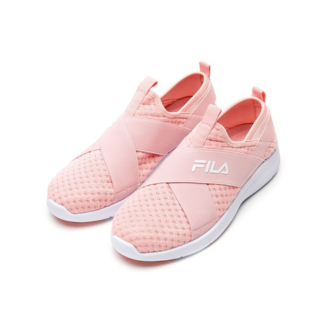 FILA 女健走鞋-粉 5-F011V-551