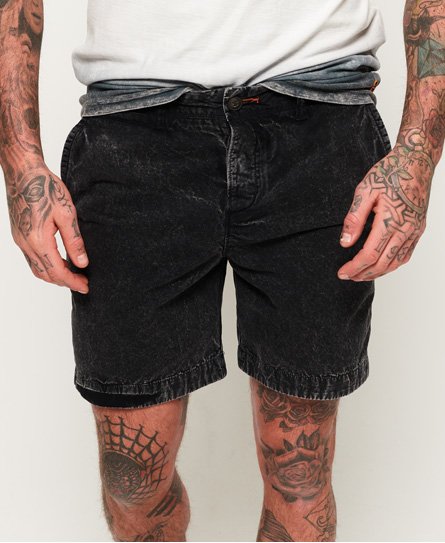 Superdry men's Nue Wave wash shorts. A summer staple, these shorts feature our classic five pocket d