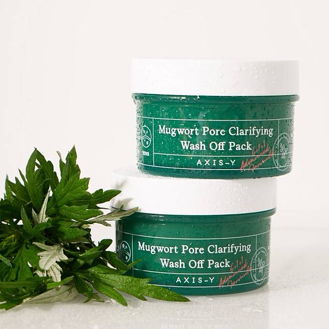 MASKER DENGAN KANDUNGAN MUGWORT - AXIS-Y MUGWORT PORE CLARIFYING WASH OFF PACK