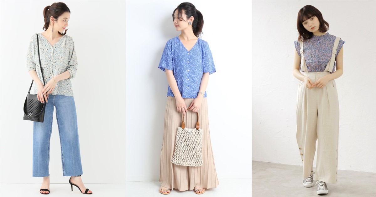 夏日清甜女孩的衣著選這件！碎花上衣讓造型維持清爽又不失溫柔感