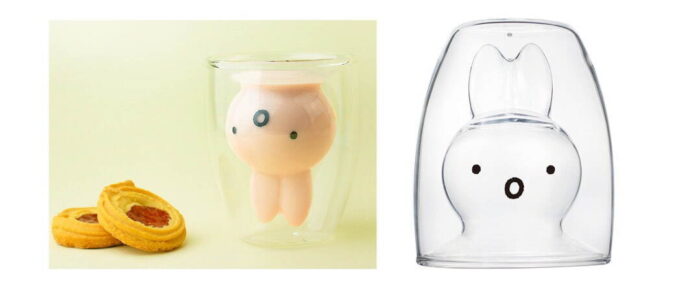 米飛兔雙層玻璃杯