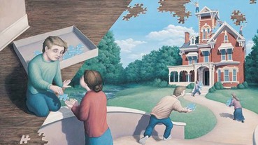 9張必須跪著看的作品！讓人頭暈的錯視畫你看懂了幾幅？