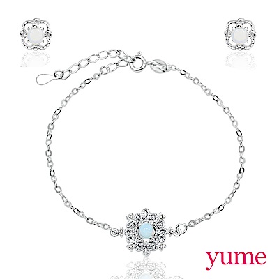 YUME 月光蕾絲手鍊套組(手鍊+耳環)