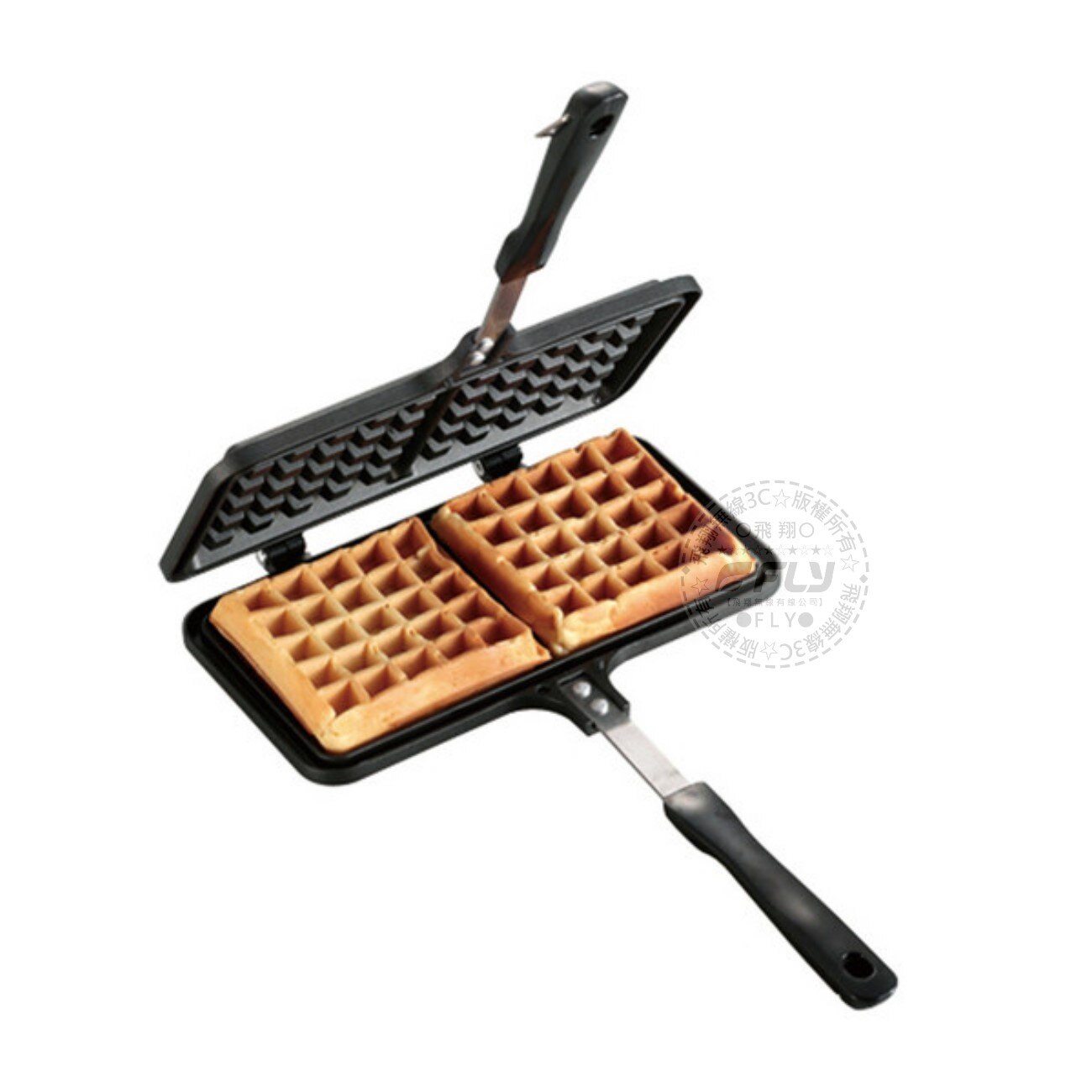 《飛翔無線3C》CAPTAIN STAG 鹿牌 UG-3007 鬆餅煎夾￨公司貨￨日本精品 戶外露營 鑄鋁導熱