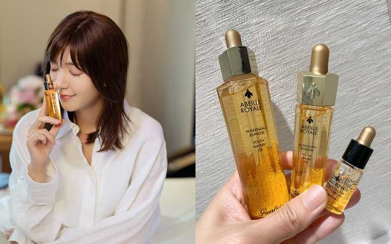 <右>皇家蜂王乳平衡油美肌超值組／5,300元 內含皇家蜂王乳平衡油50ml+皇家蜂王乳平衡油隨身瓶15ml+皇家蜂王乳平衡油5ml。(圖／品牌提供、吳雅鈴攝影)