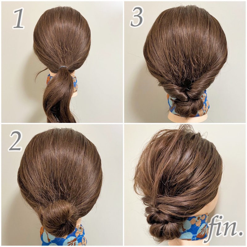 くるりんぱでお団子 不器用さんでも簡単 崩れにくい ゆるふわスタイル をget