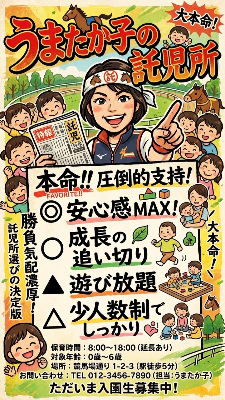 うまたか子の託児所