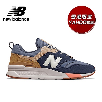NB 2020 3月新品 997H保留了997的鞋面設計 置換了減輕重量的現代化中大底 經典麂皮拼接布面 深淺藍色展現優雅質感