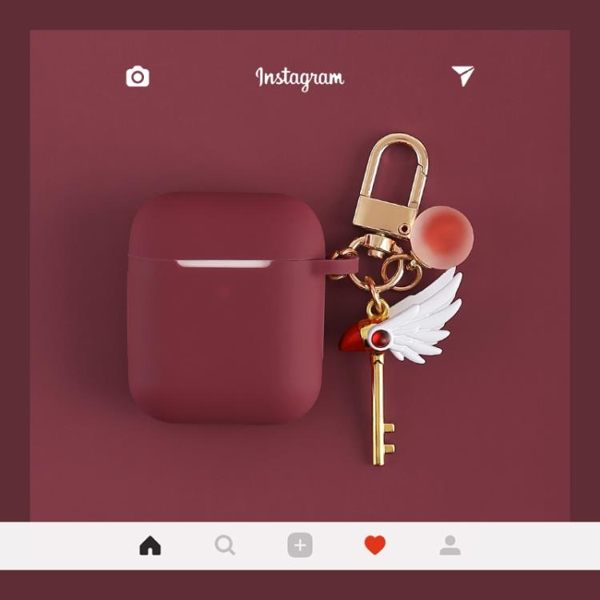 魔卡少女櫻蘋果airpods2保護套可愛iPhone無線藍牙耳機硅膠盒子殼
