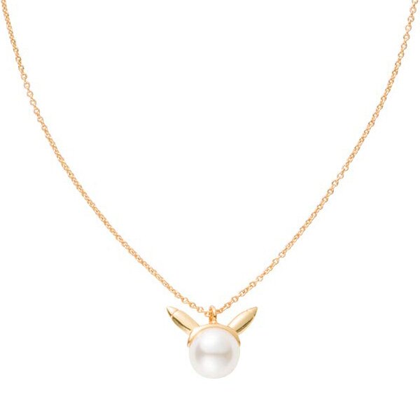 【皮卡丘 精品項鍊】寶可夢 皮卡丘 精品項鍊 珍珠 Pokmon accessory 日本正版 該該貝比日本精品 ☆