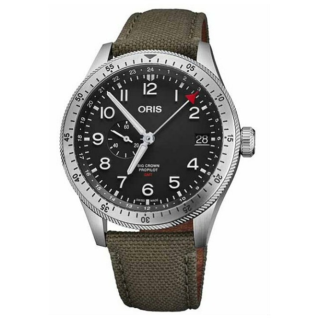 原廠公司貨雙時區腕錶藍寶石水晶鏡面瑞士機械機芯
